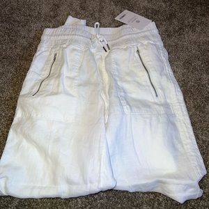 Athleta Cabo Linen Wide Leg Pant